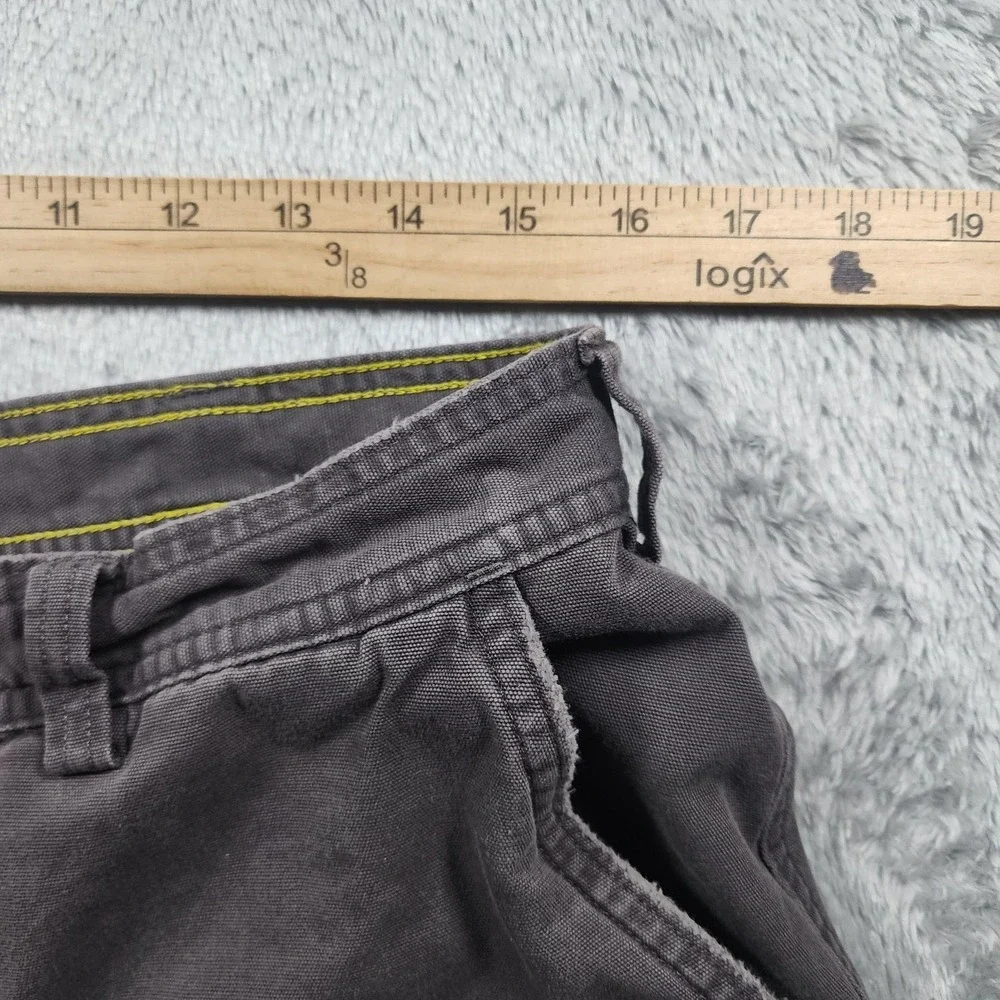 The North Face Pants Mens 34x28 Gray Regular Fit Cargo Canvas Workwear Casual